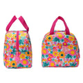 Personalized Fringed Bold Floral Lunchbox