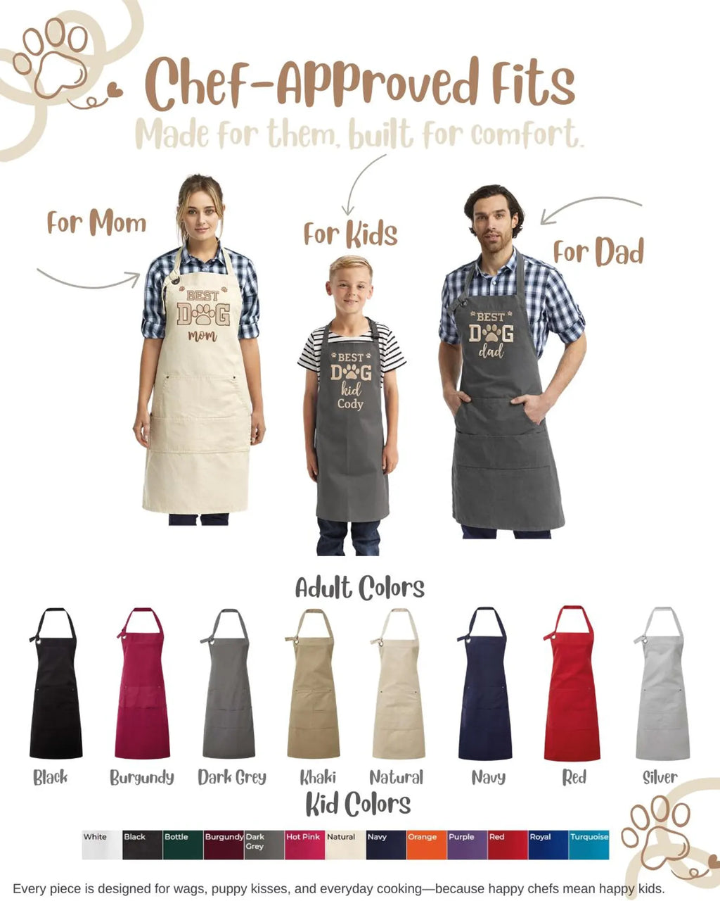 Best Dog Mom Apron