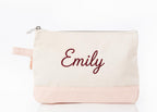 Personalized Embroidered Makeup Pouch