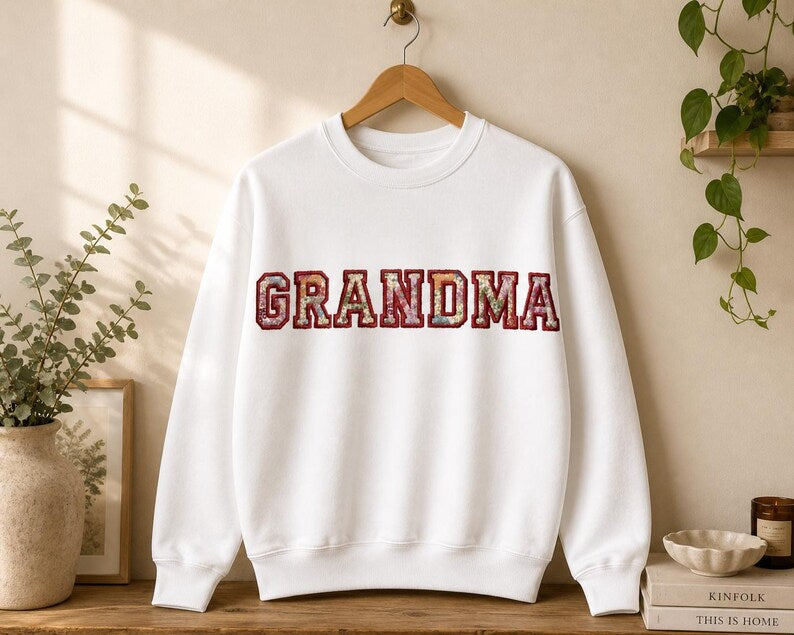 Varsity Letter Crewneck "Grandma"